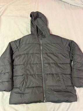 Large (10/12) Swiss Tech Children’s Hooded Puffer Jacket - Black
